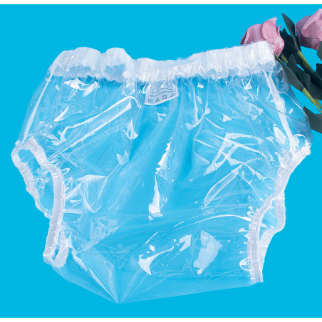 XL Transparent Plastic Pants - Adult Diaper Cover