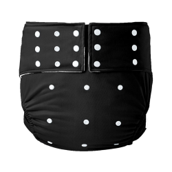 BS XL Adult Pocket Diaper - Black
