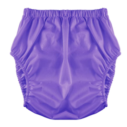 TPU Soft and Silent Diaper Cover - Purple XXL