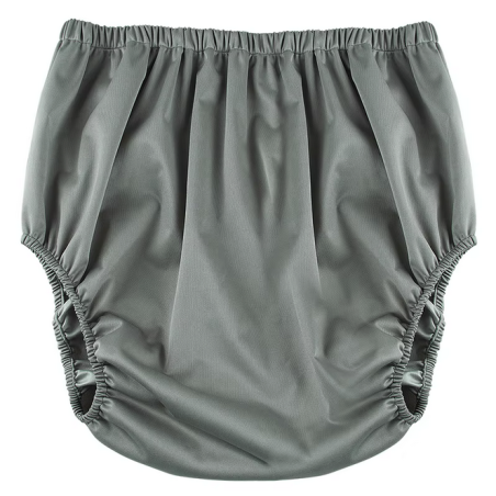 TPU Soft and Silent Diaper Cover - Grey XXL